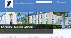 Desktop Screenshot of clinique-styves.fr